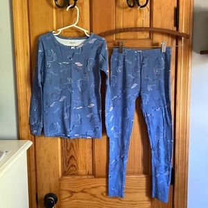 Girls matching Unicorn pajamas